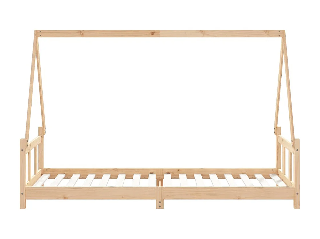 Cadre de lit pour enfants 90x200 cm bois de pin massif
