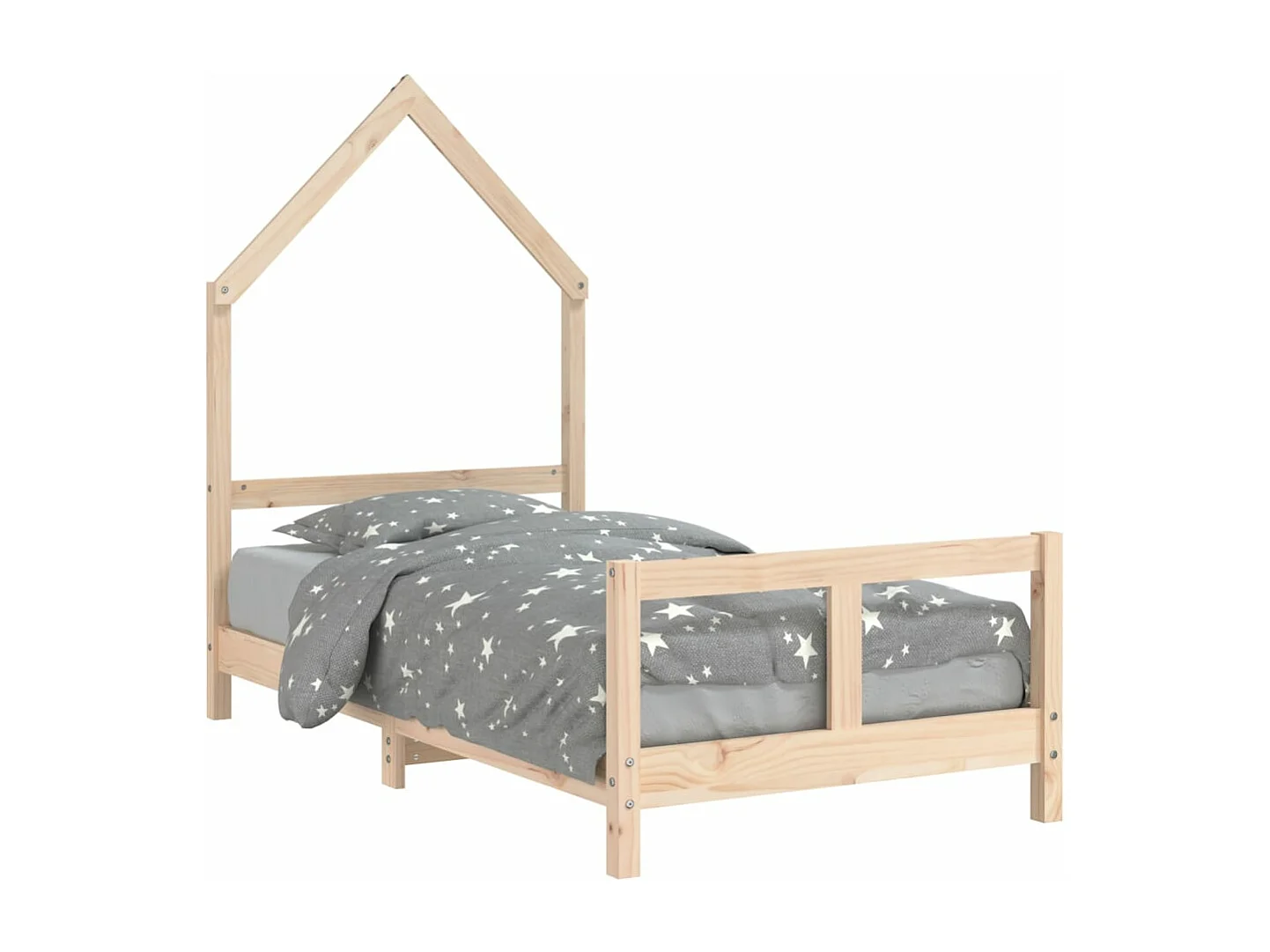 Cadre de lit pour enfant 80x160 cm bois de pin massif