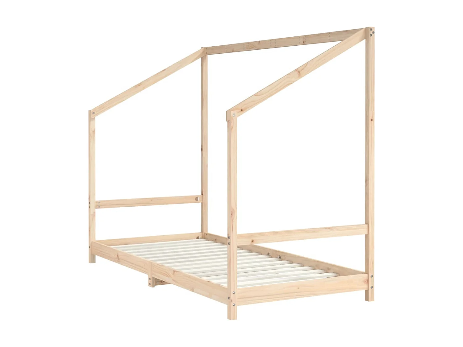 Struttura letto per bambini 2x(90x200) cm in legno di pino massiccio