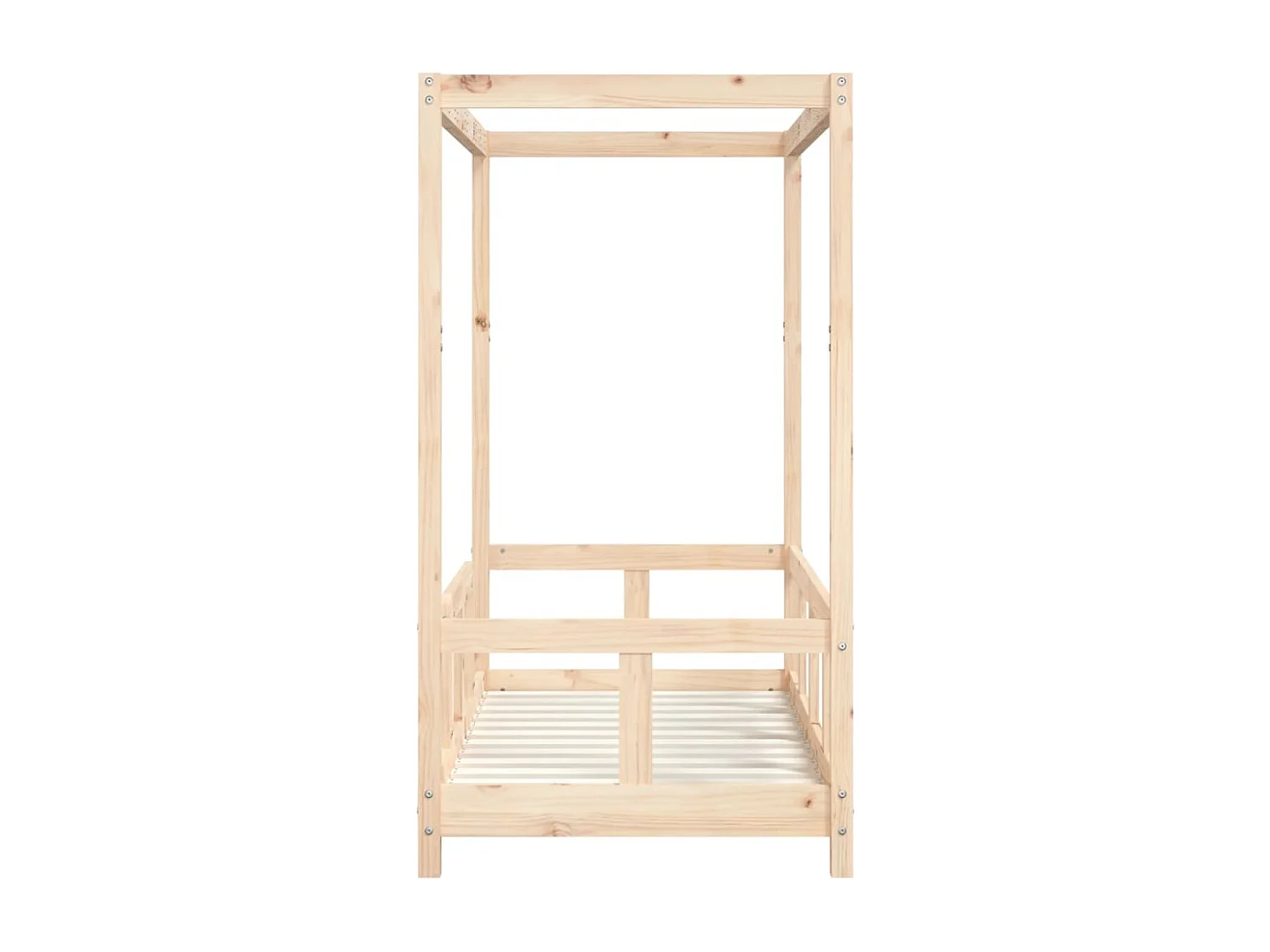 Struttura letto per bambini 70x140 cm in legno di pino massiccio