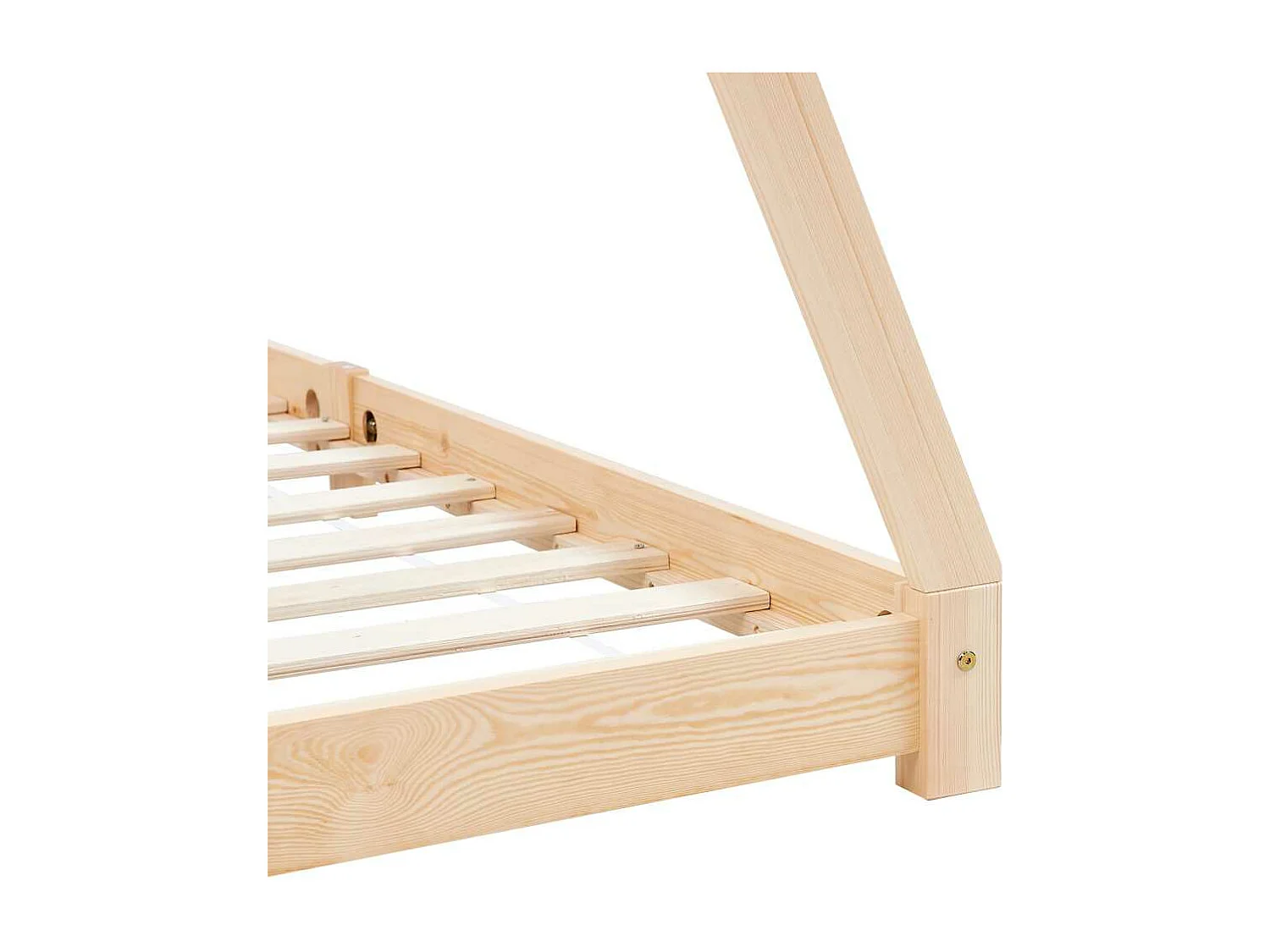 Cadre de lit d'enfant Bois de pin massif 90 x 200 cm