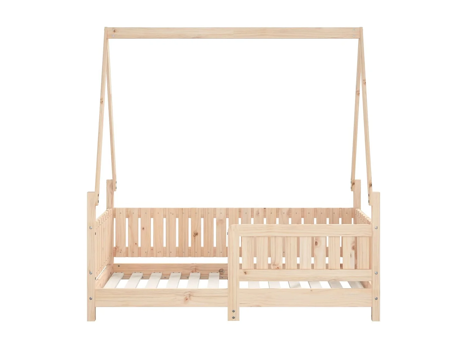 Estructura de cama infantil 70x140 cm madera maciza de pino