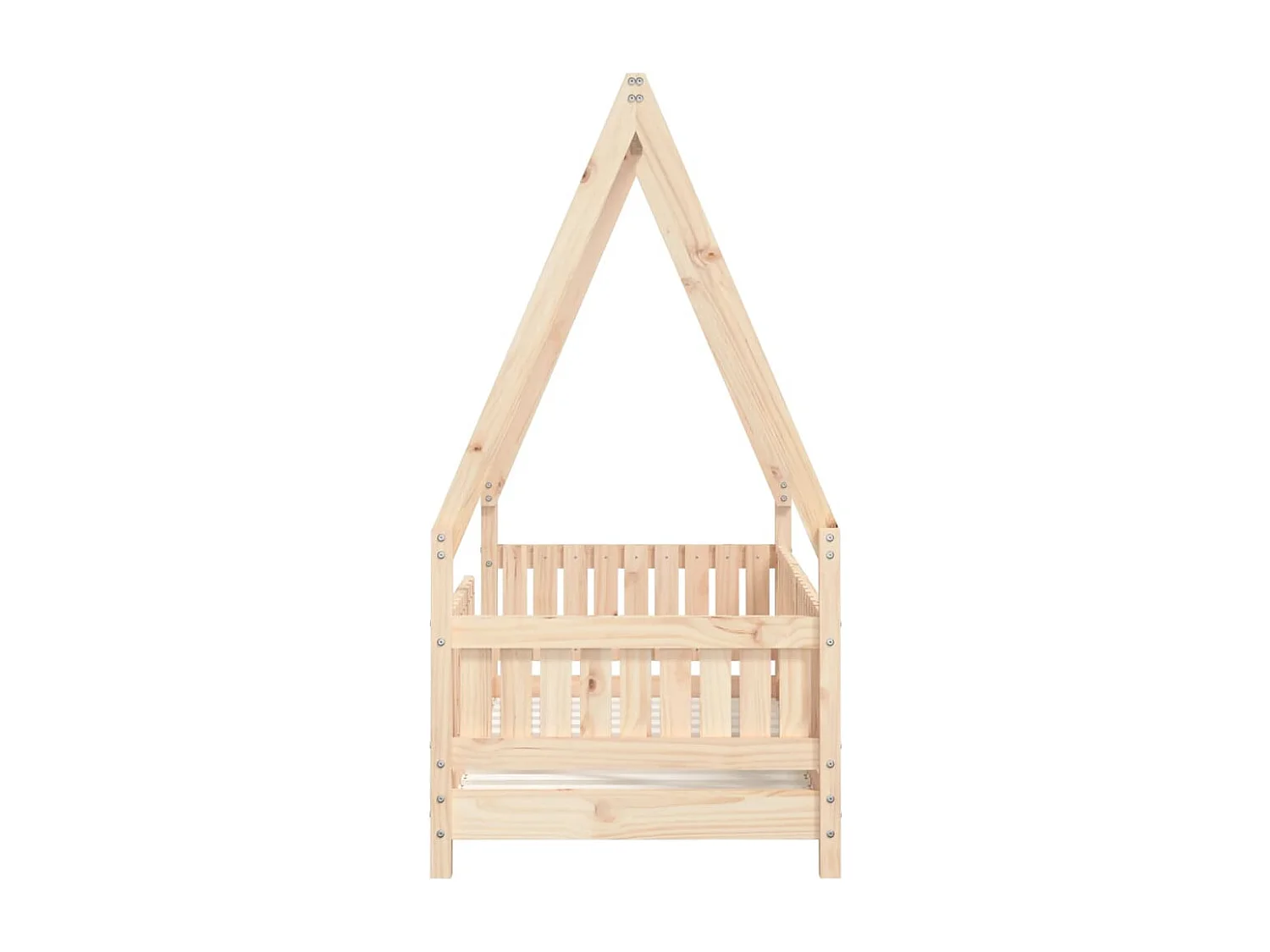Estructura de cama infantil 70x140 cm madera maciza de pino