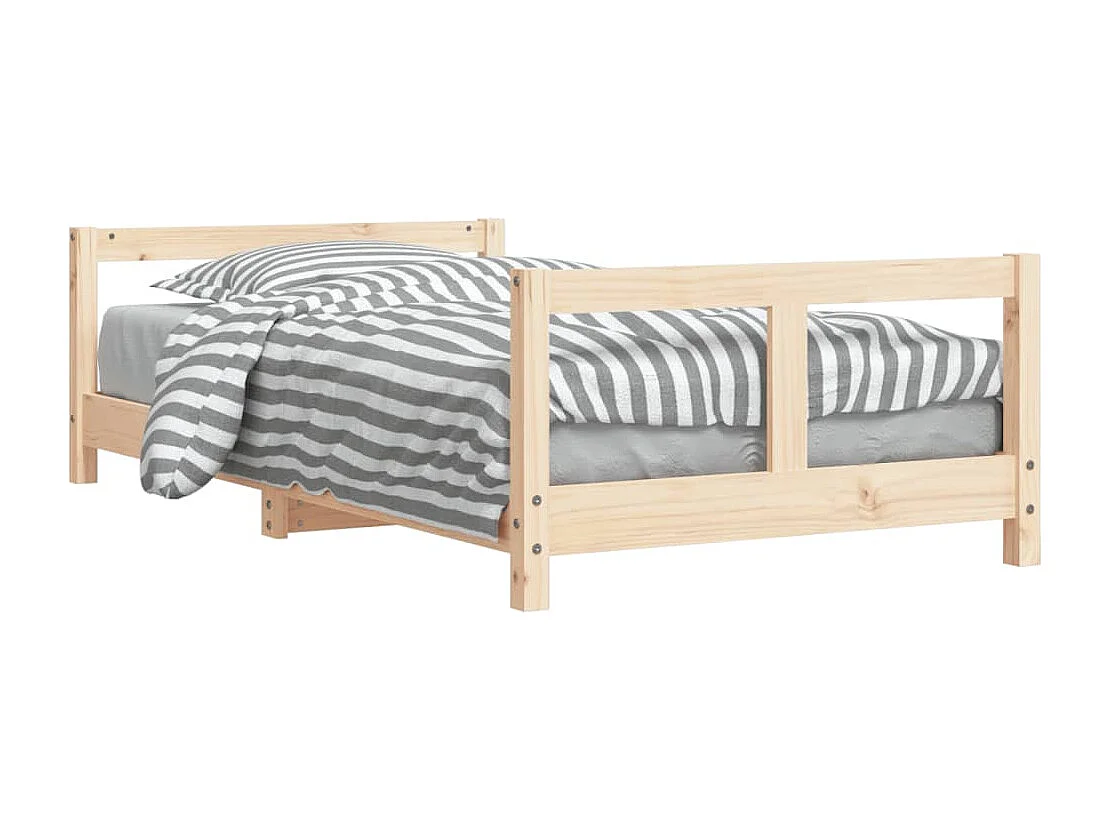 Cadre de lit pour enfant 80x160 cm bois de pin massif