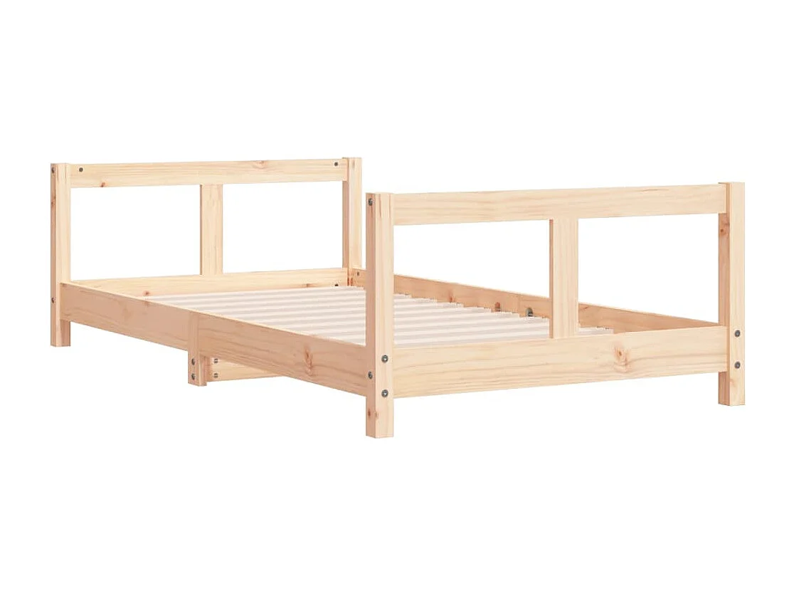Cadre de lit pour enfant 80x160 cm bois de pin massif