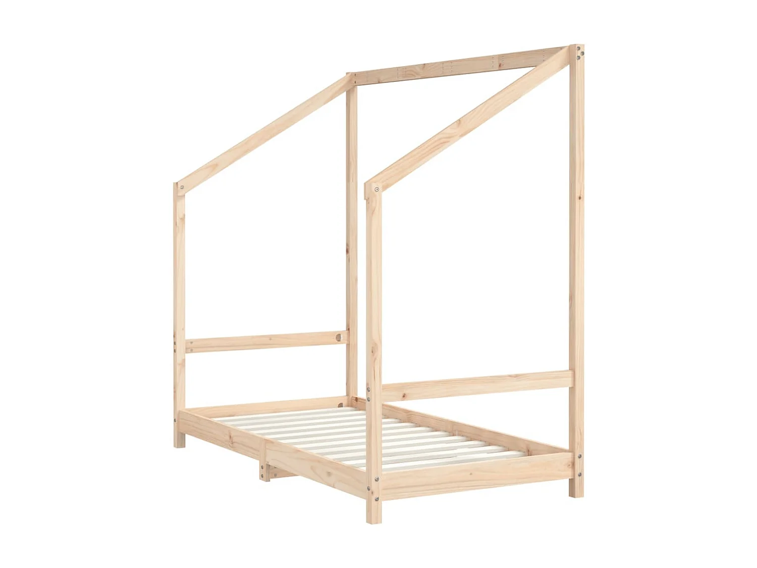 Estructura de cama infantil 80x160 cm madera maciza de pino
