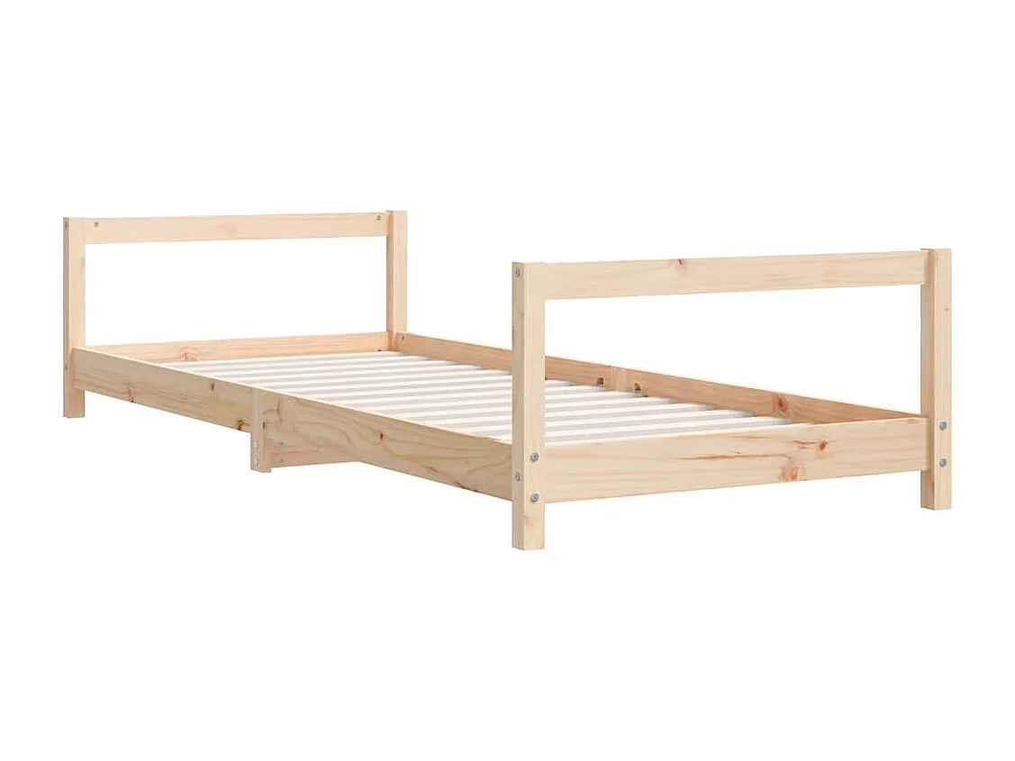 Estructura de cama infantil 80x200 cm madera maciza de pino
