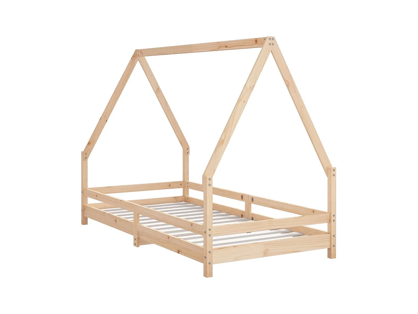 Cadre de lit pour enfant 90x190 cm Bois de pin massif