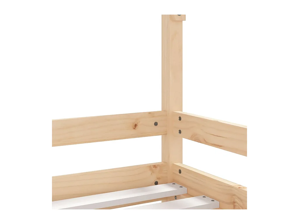 Cadre de lit pour enfant 90x190 cm Bois de pin massif