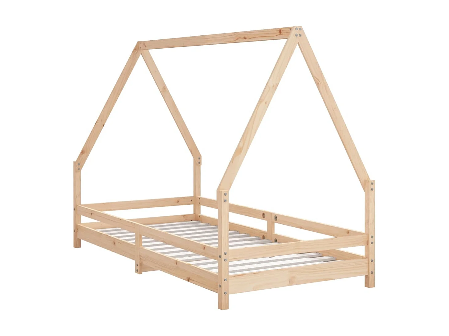 Cadre de lit pour enfant 90x190 cm Bois de pin massif