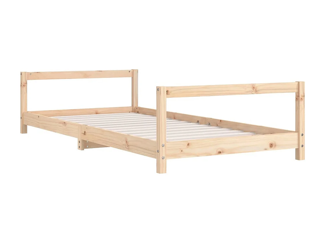 Kinderbettgestell 90x200 cm aus massivem Kiefernholz