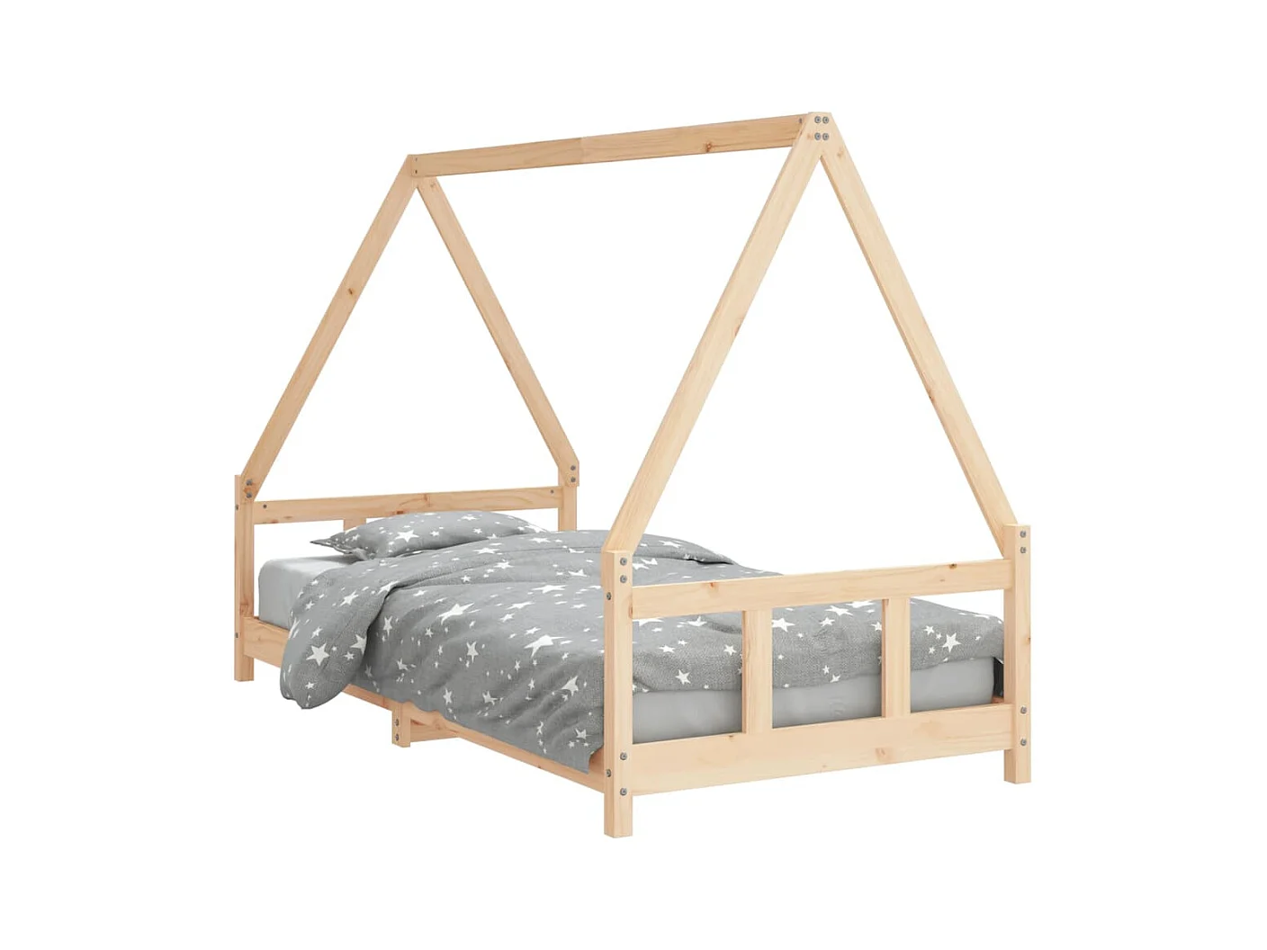 Cadre de lit pour enfant 90x190 cm Bois de pin massif