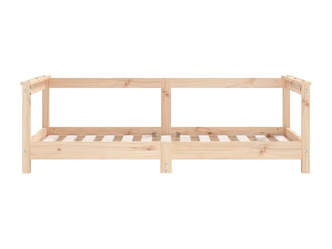 Estructura de cama infantil 70x140 cm madera maciza de pino