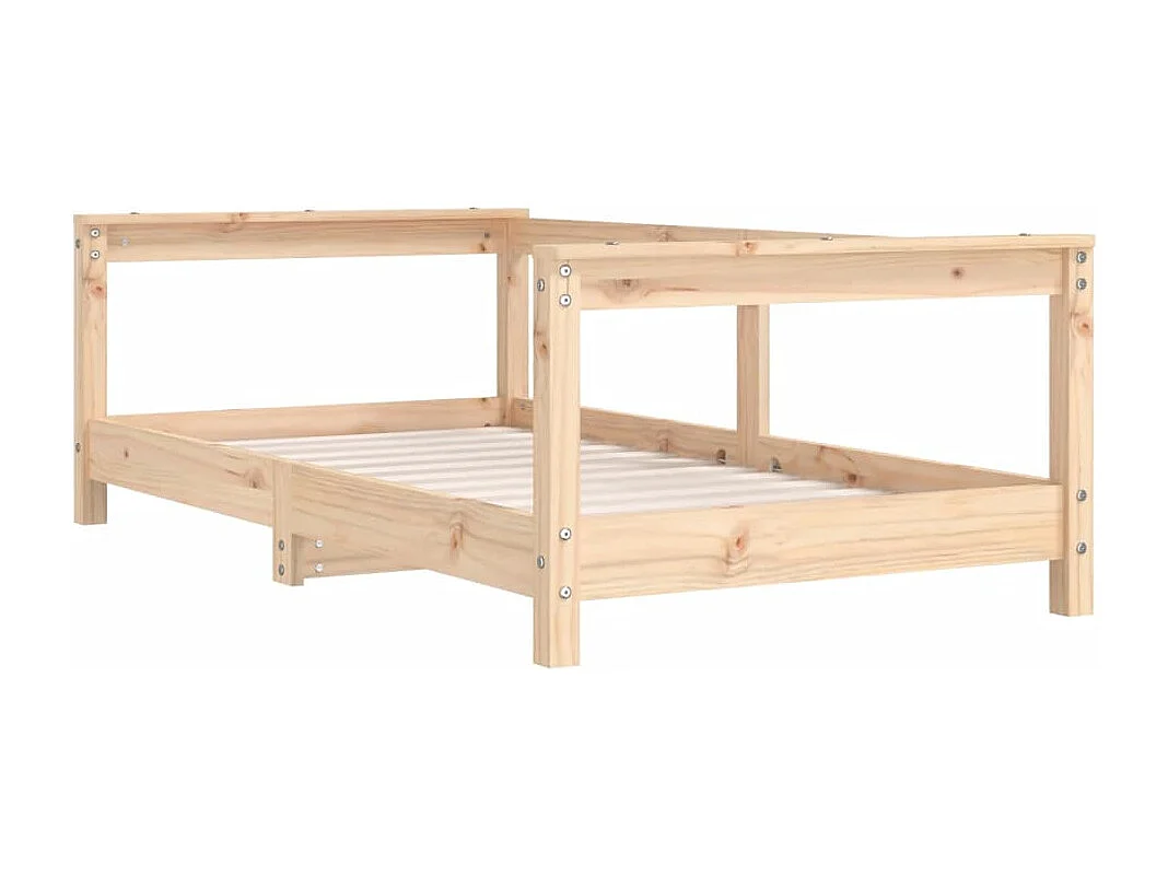 Cadre de lit pour enfant 70x140 cm bois de pin massif