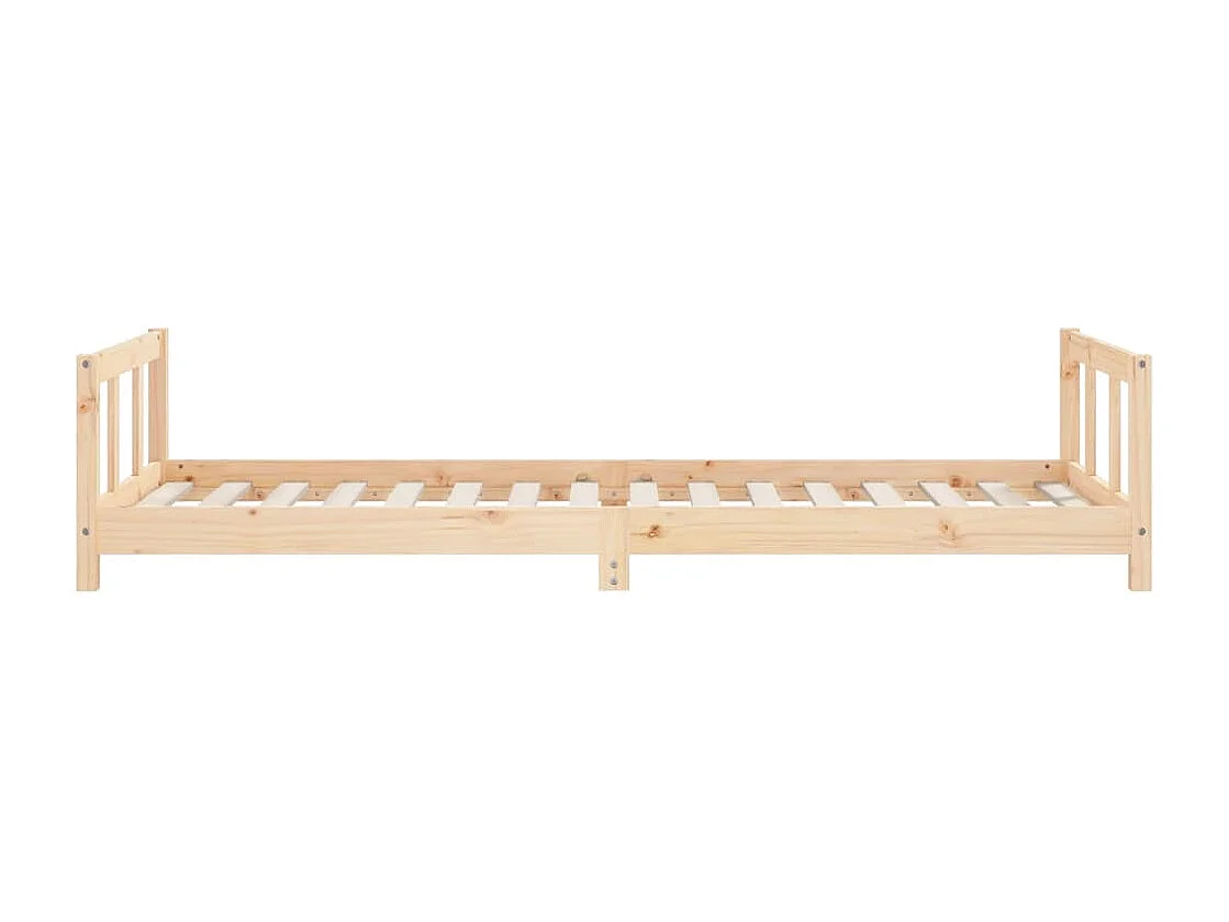 Estrutura de cama infantil 90x200 cm em madeira maciça de pinho