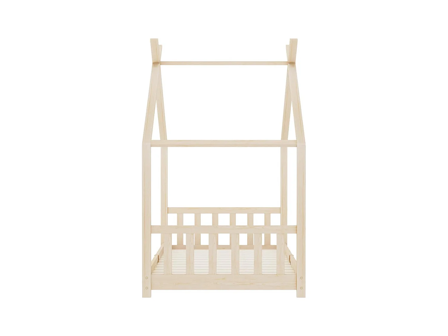 Cadre de lit d'enfant Bois de pin massif 90 x 200 cm