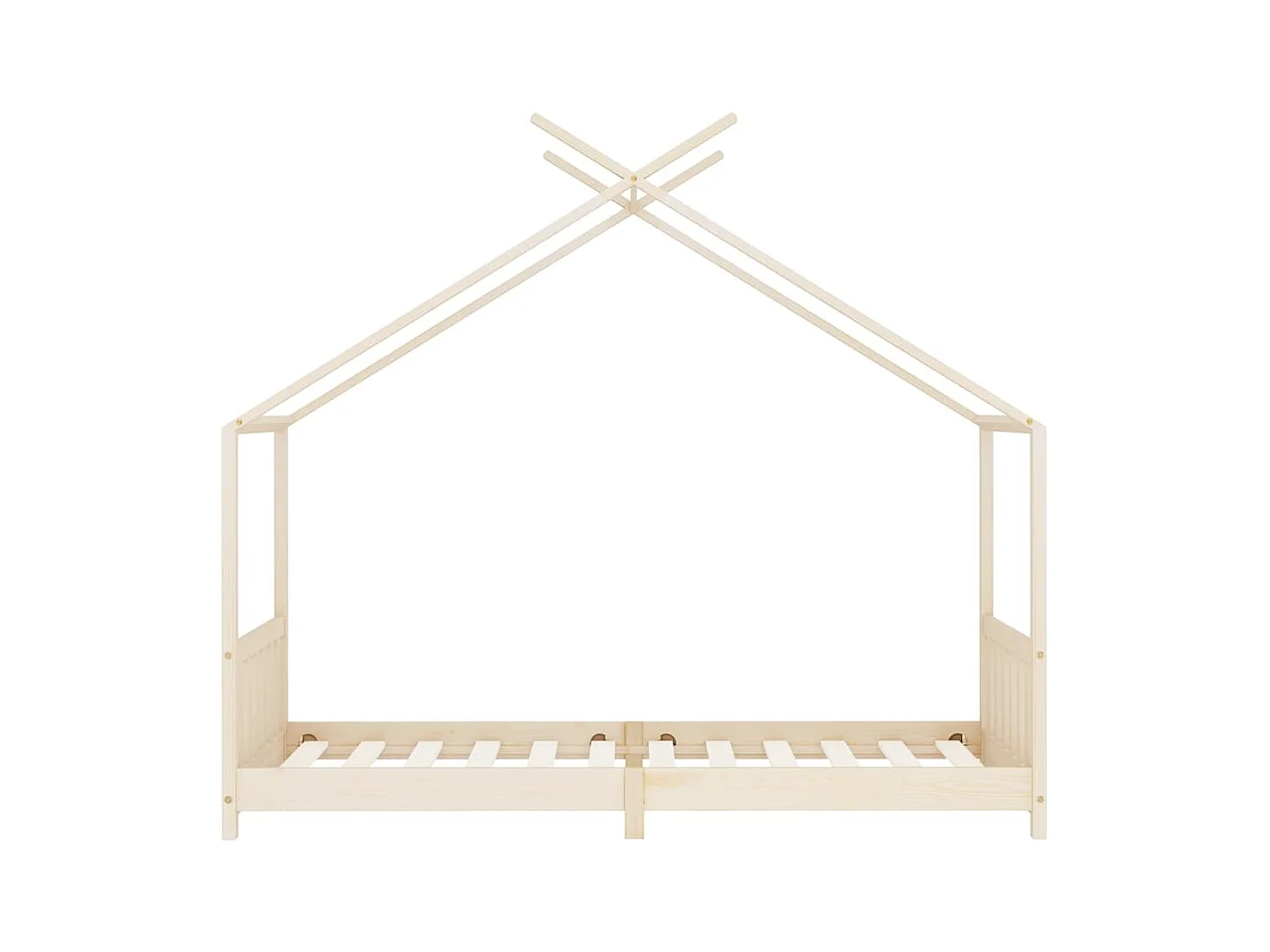 Cadre de lit d'enfant Bois de pin massif 90 x 200 cm