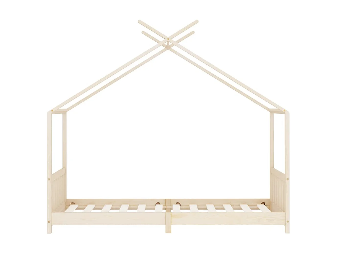 Cadre de lit d'enfant Bois de pin massif 90 x 200 cm