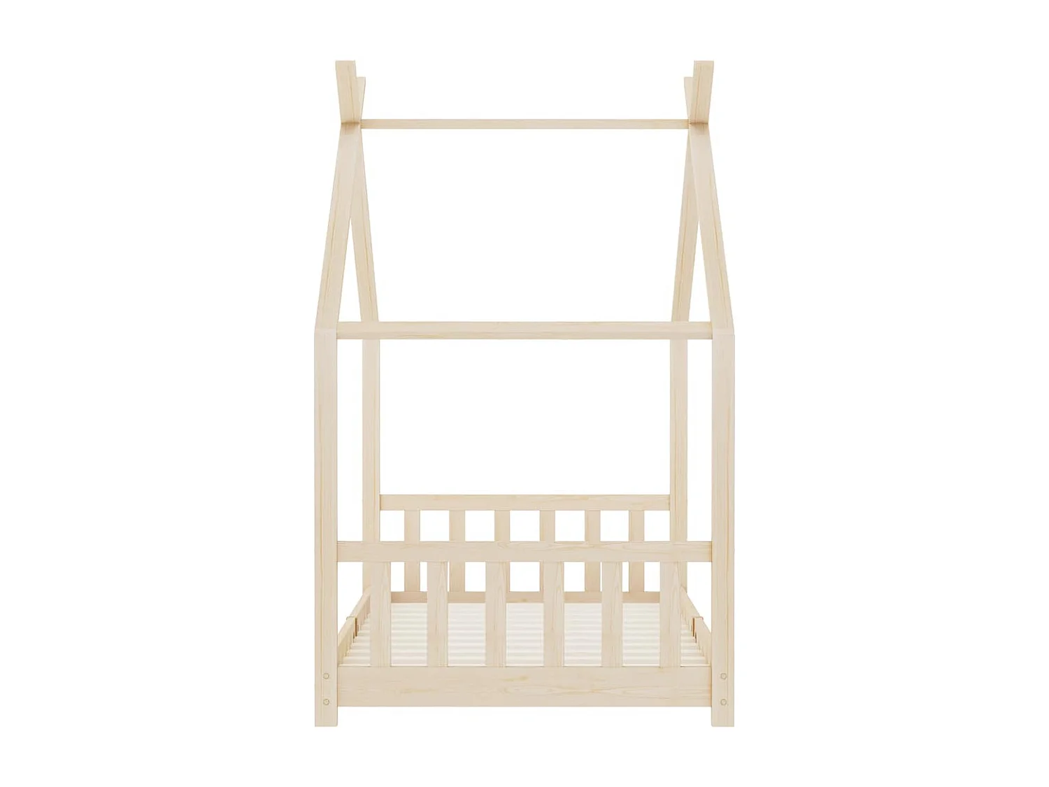 Cadre de lit d'enfant Bois de pin massif 90 x 200 cm