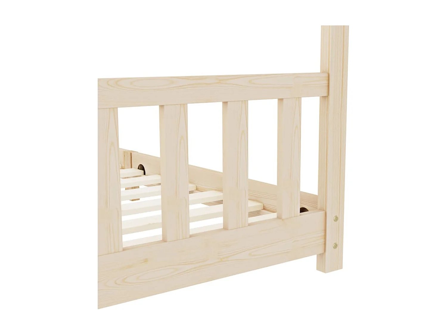 Cadre de lit d'enfant Bois de pin massif 90 x 200 cm