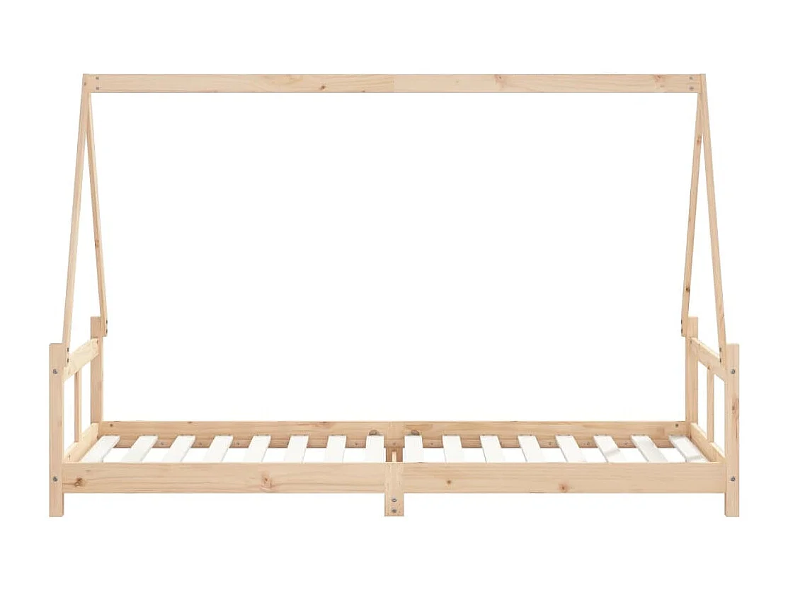 Estructura de cama infantil 80x200 cm madera maciza de pino