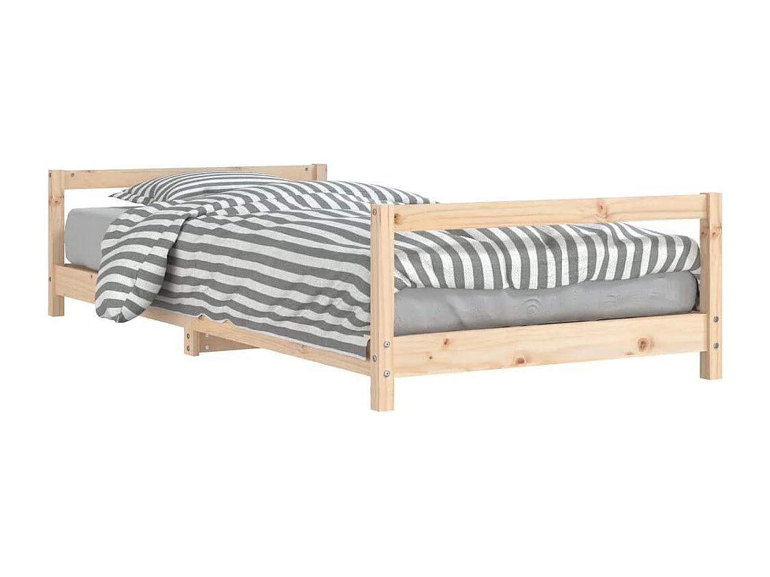 Cadre de lit pour enfant 90x190 cm Bois de pin massif