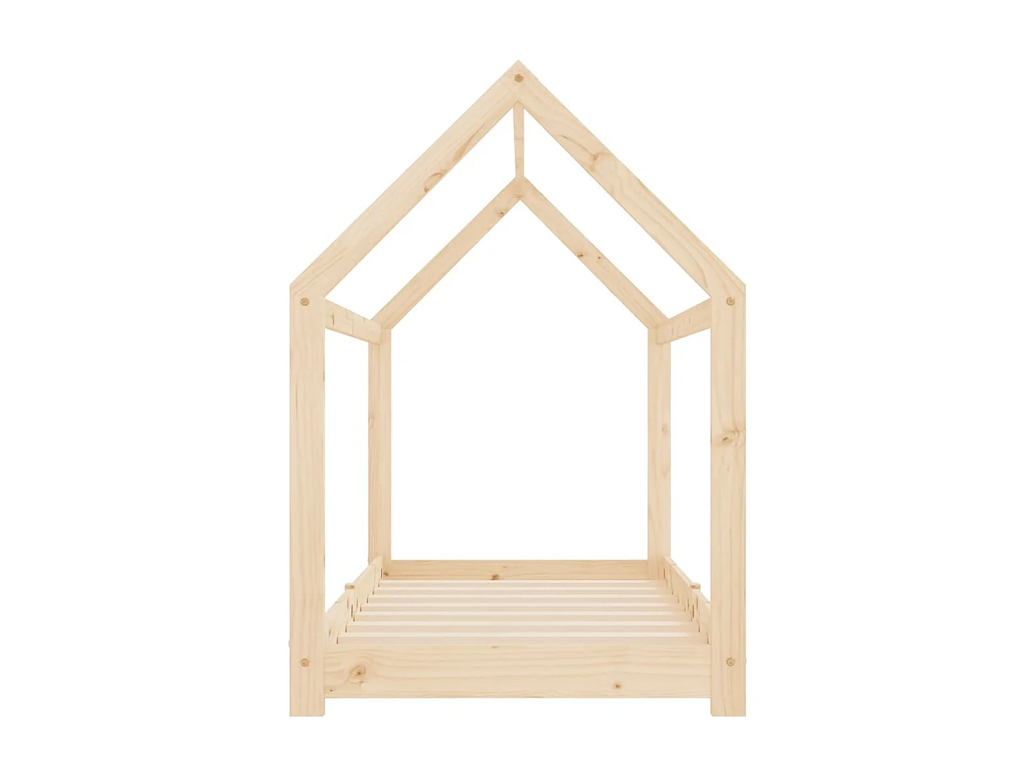 Cadre de lit d'enfant Bois de pin massif 70x140 cm