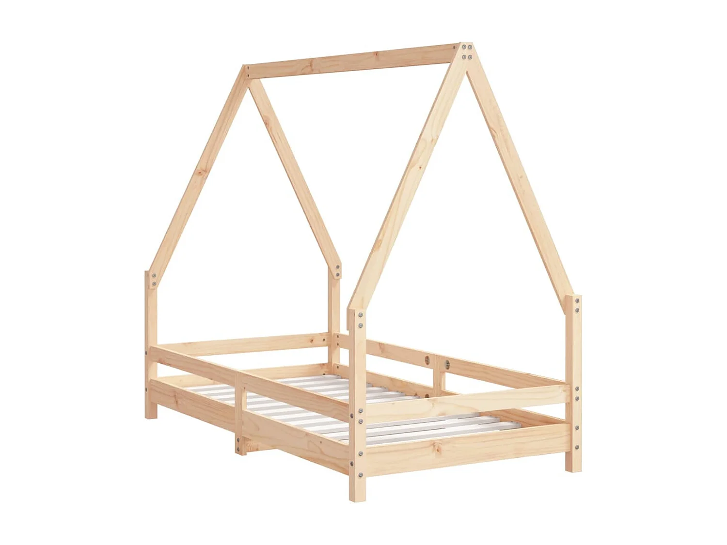 Struttura letto per bambini 80x160 cm in legno di pino massiccio