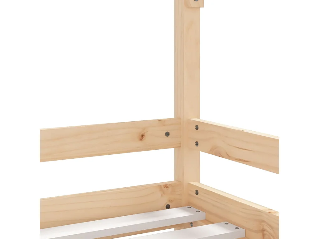 Estructura de cama infantil 80x160 cm madera maciza de pino