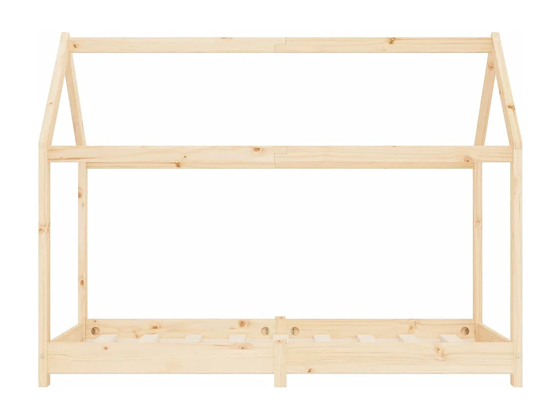 Estructura de cama infantil Madera maciza de pino 80x160 cm