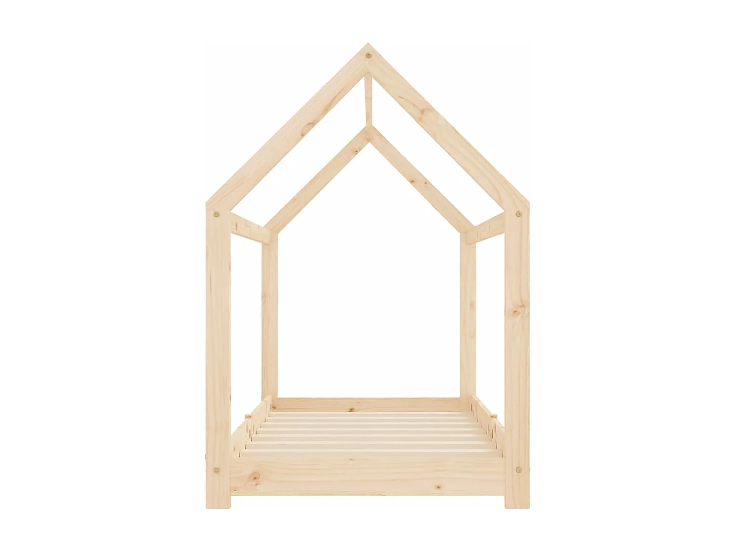 Estructura de cama infantil Madera maciza de pino 80x160 cm