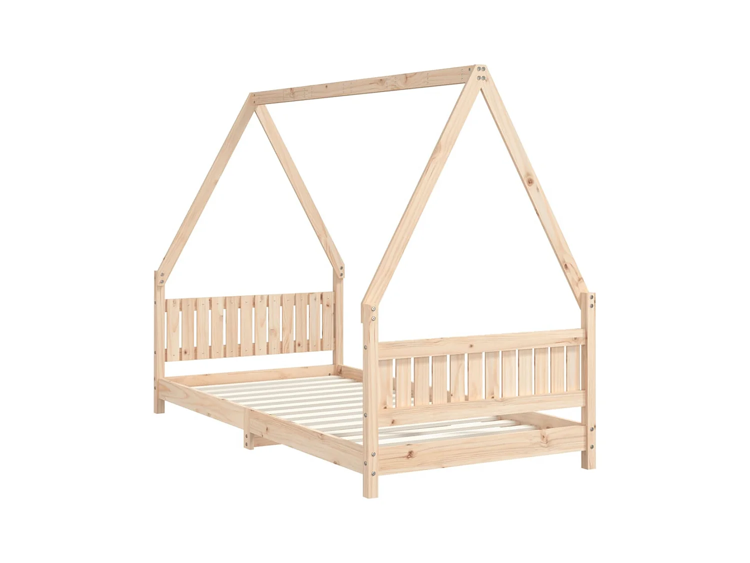 Cadre de lit pour enfant 90x190 cm Bois de pin massif