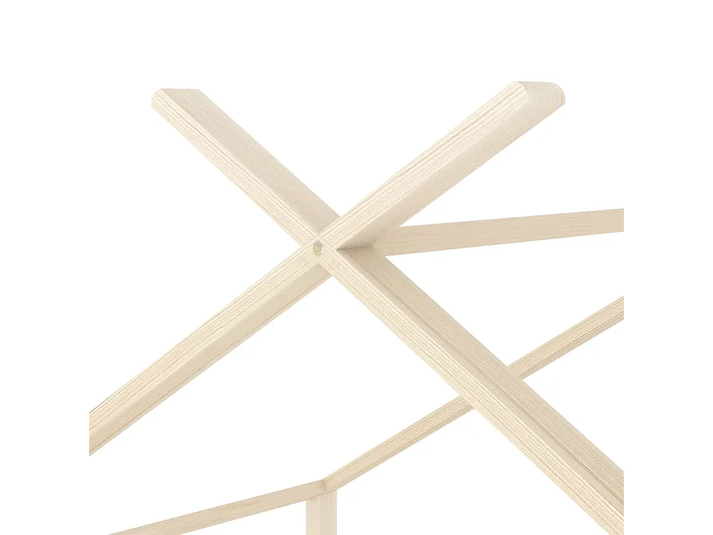 Struttura letto per bambini Legno di pino massiccio 70x140 cm