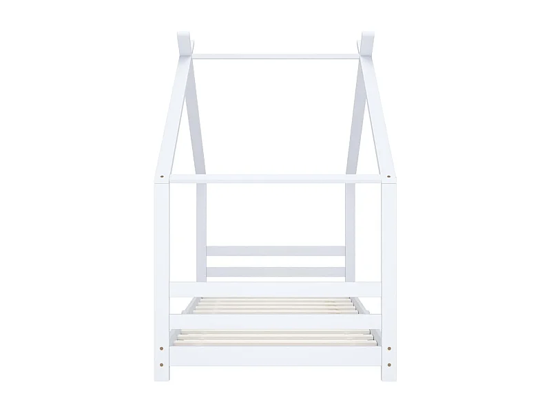 Struttura letto per bambini Bianco Legno di pino massiccio 90x200 cm