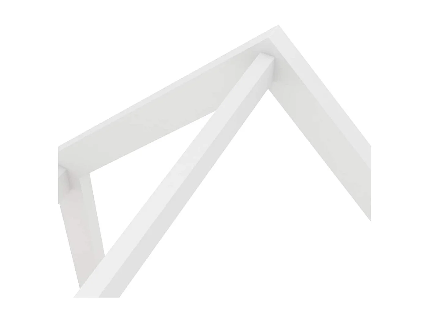 Cadre de lit enfant avec tiroir blanc bois pin massif 80x160 cm