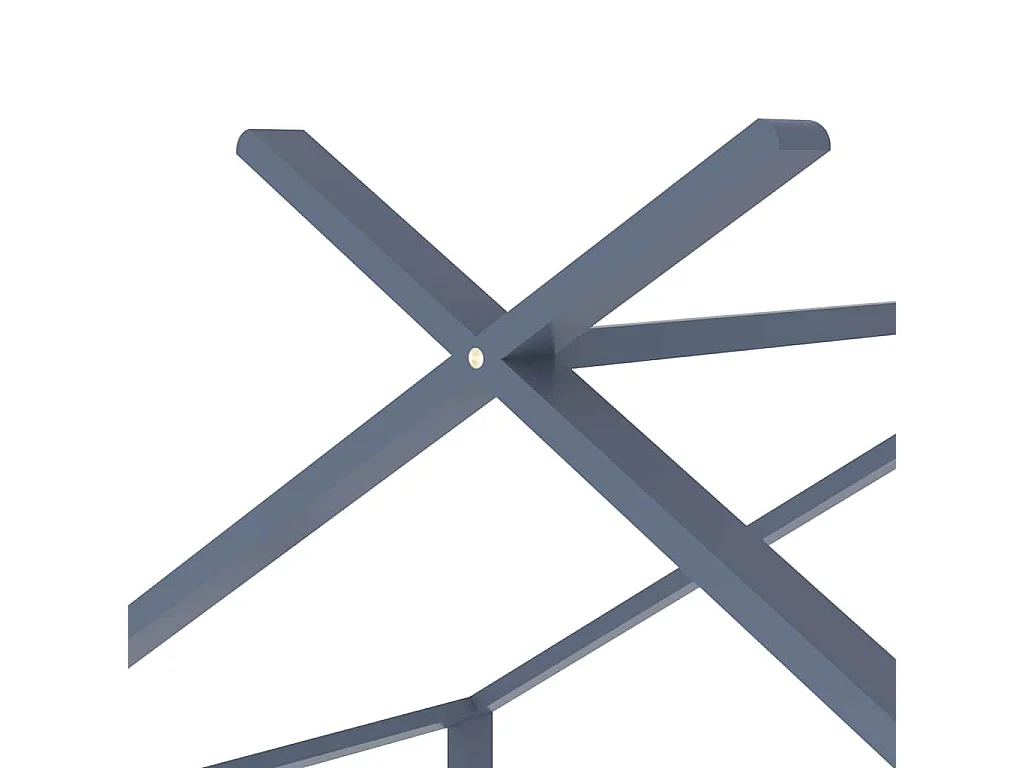 Struttura letto per bambini Grigio Legno massello di pino 90 x 200 cm