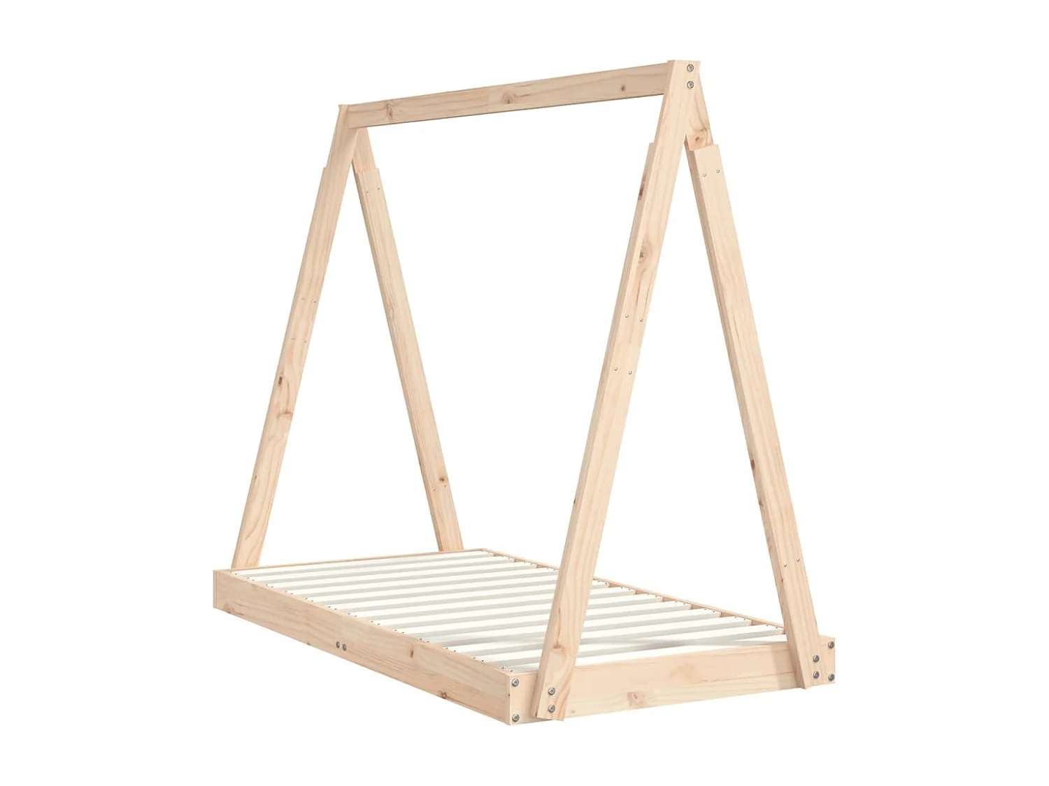Struttura letto per bambini 70x140 cm in legno di pino massiccio