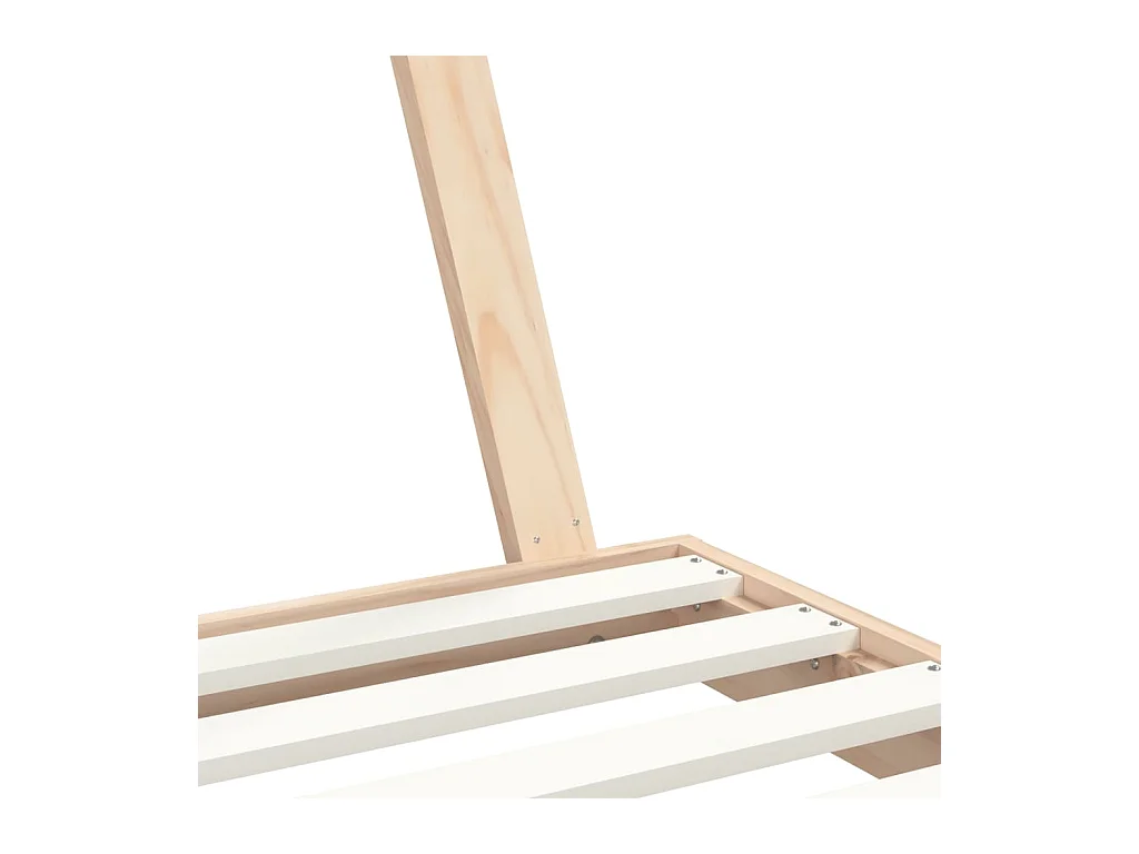 Cadre de lit pour enfant 70x140 cm bois de pin massif