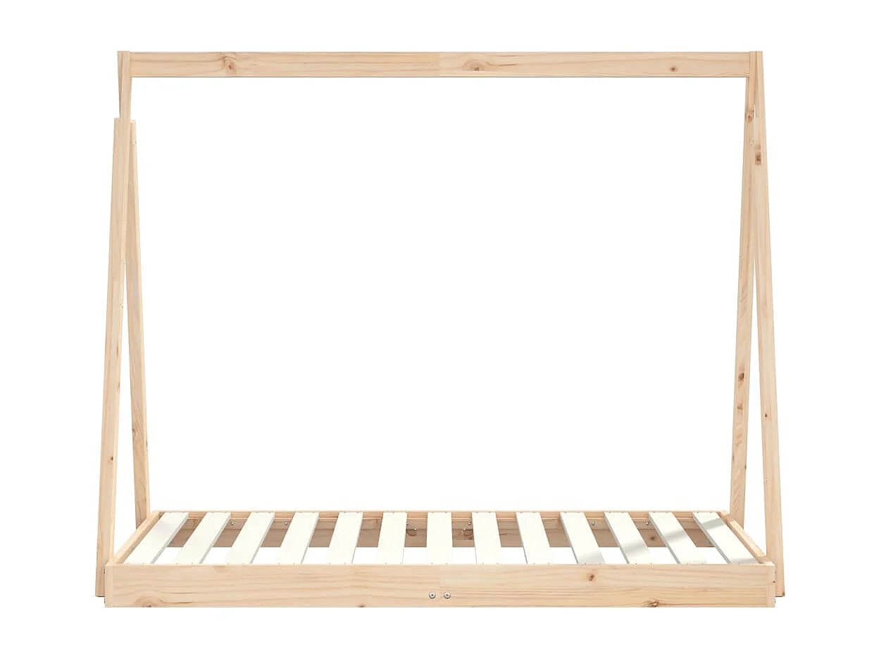 Cadre de lit pour enfant 70x140 cm bois de pin massif