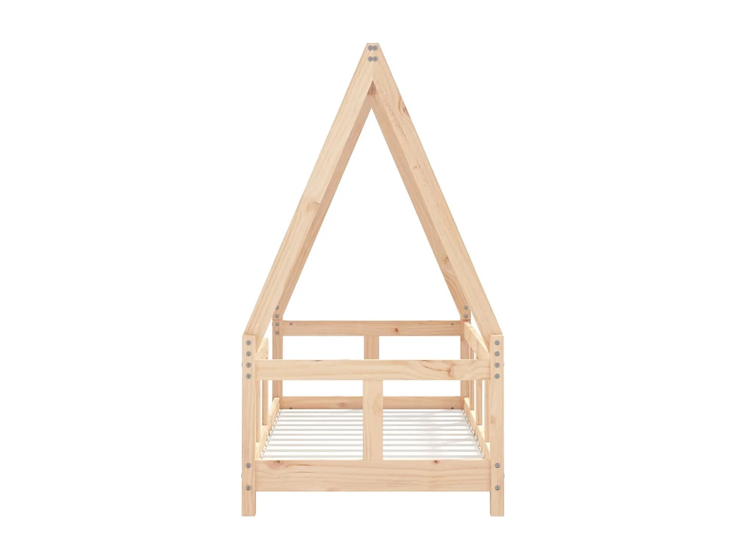 Estructura de cama infantil 70x140 cm madera maciza de pino