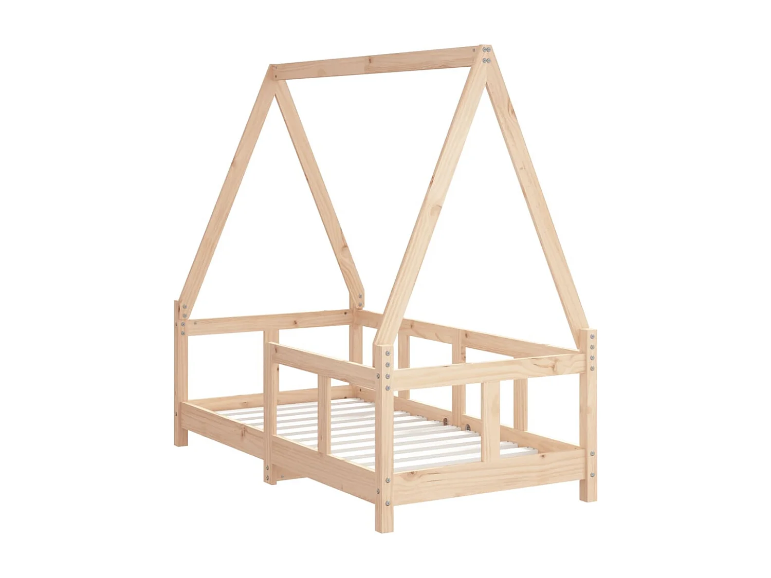 Cadre de lit pour enfant 70x140 cm bois de pin massif