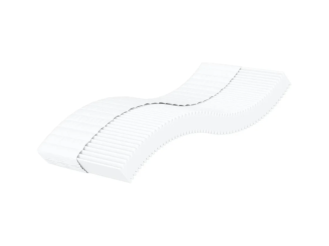 Matelas en mousse blanc 80x200 cm dureté H2 H3