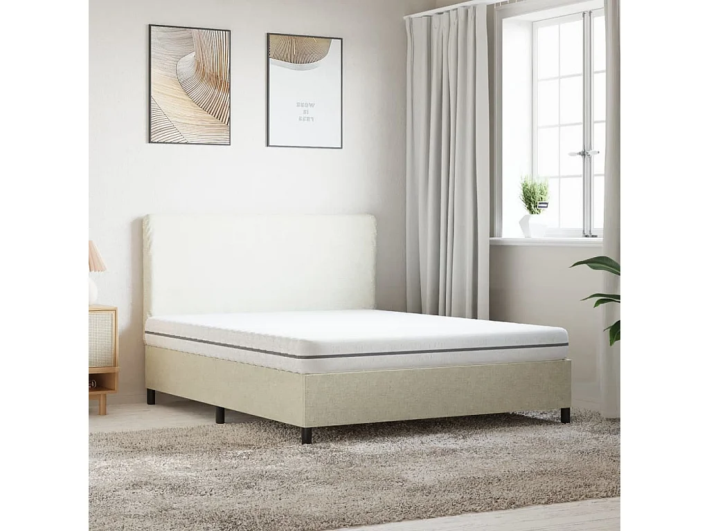 Matelas en mousse moyennement doux 160x200 cm