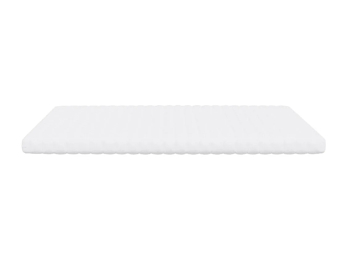 Matelas en mousse blanc 160x210 cm 7 zones dureté 20 ILD