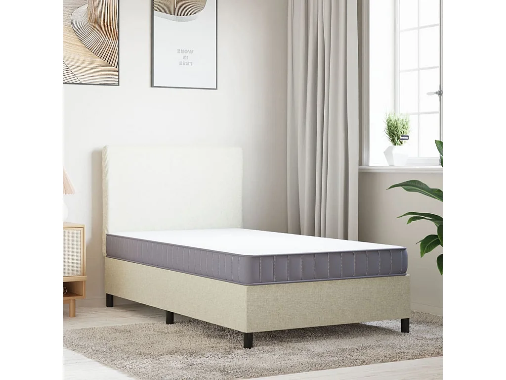 Matelas en mousse moyennement doux 100x200 cm