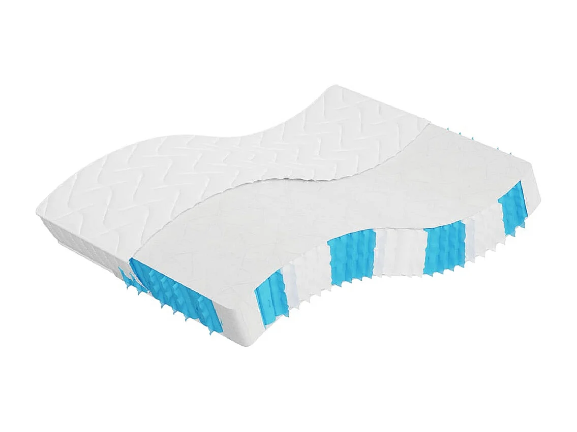 Matelas à ressorts ensachés dureté moyenne 160x200 cm