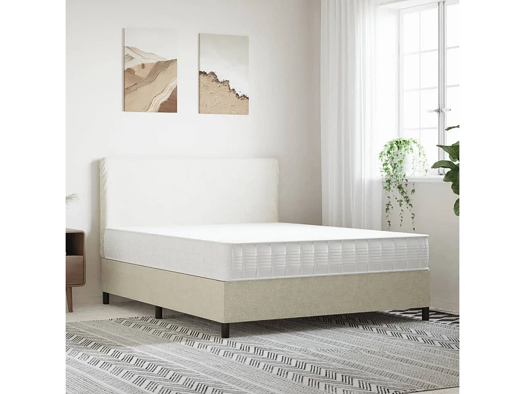 Matelas à ressorts ensachés dureté moyenne 160x200 cm