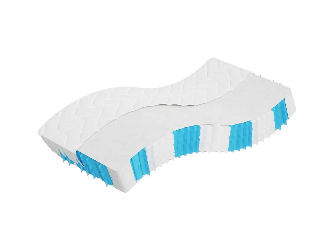 Matelas à ressorts ensachés dureté moyenne 100x200 cm