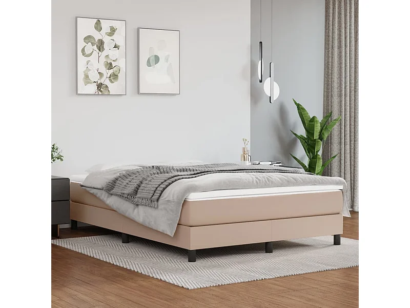 Matelas de lit à ressorts ensachés Cappuccino 140x190x20 cm
