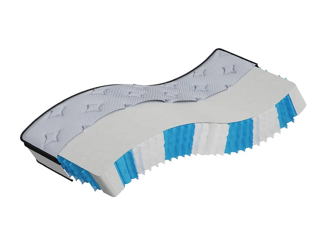 Matelas à ressorts ensachés moyen 90x200 cm